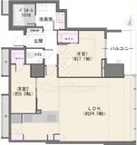 ワールドシティタワーズ ブリーズタワー 22階 間取り図