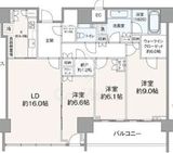THE ROPPONGI TOKYO CLUB RESIDENCE 37階 間取り図