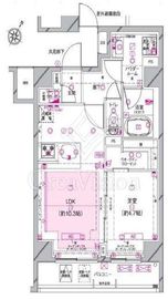 ルモンド南麻布 4階 間取り図