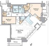 ブリリアザ・タワー東京八重洲アベニュー 26階 間取り図