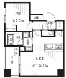 ステージファースト東日本橋 9階 間取り図