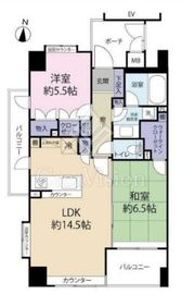 グランスイート中落合 4階 間取り図