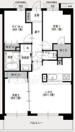 マンションアクロス代々木 2階 間取り図
