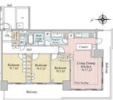 ベイズタワー＆ガーデン 5階 間取り図