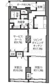 エントピア第一荻窪 2階 間取り図