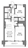 日商岩井方南町マンション 6階 間取り図