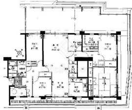 杉並和田ハイム 8階 間取り図