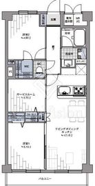 シャンボール二子玉川園 2階 間取り図