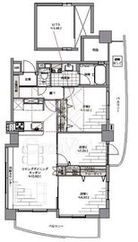 藤和シティホームズ高円寺2 8階 間取り図