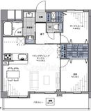 マイキャッスル駒沢公園フロントビュー 5階 間取り図