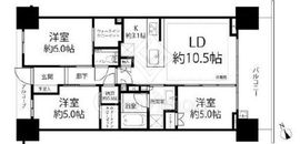 シティハウス笹塚レジデンス 4階 間取り図