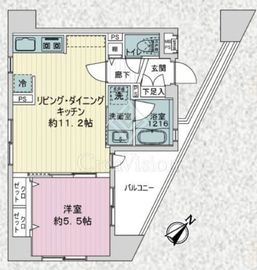 ライオンズマンション目白 6階 間取り図