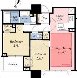 グランドミレーニア タワー＆スイート 17階 間取り図
