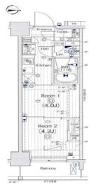 グランド・ガーラ木場 7階 間取り図