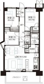 エンゼルピュア大森 9階 間取り図