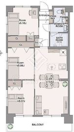 新ときわ台ローヤルコーポ 2階 間取り図