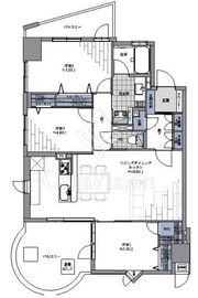 テラス加賀 5階 間取り図