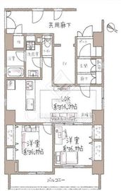 アール・ケープラザ横濱6 4階 間取り図