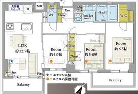セルアージュ横濱大口LesⅡ 3階 間取り図