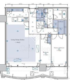 THE TOYOMI TOWER MARINE&SKY WEST 51階 間取り図