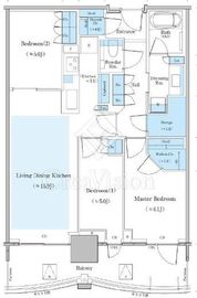 THE TOYOMI TOWER MARINE&SKY EAST 42階 間取り図
