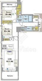 ガレリア・マーレ日本橋 10階 間取り図