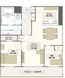 芝浦アイランド ケープタワー 33階 間取り図