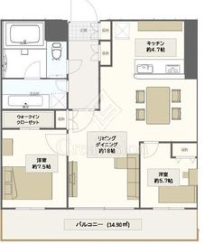 芝浦アイランド ケープタワー 33階 間取り図