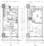 フェイバリッチタワー品川 20階 間取り図