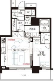 ベイクレストタワー 31階 間取り図