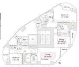 乃木坂パークハウス 21階 間取り図