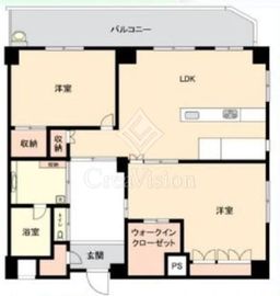 白金ハウス 3階 間取り図