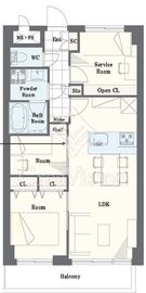 メゾンドール明石 7階 間取り図
