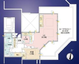 インペリアル表参道 4階 間取り図