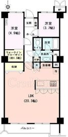 第二白金ハウス 3階 間取り図