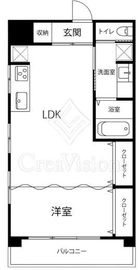 三田マンション（三田2丁目） 6階 間取り図