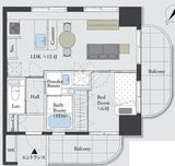 バームステージ三田 3階 間取り図