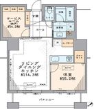 東京ツインパークス ライトウィング 19階 間取り図