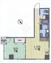MAC小網町コート 2階 間取り図