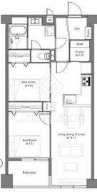 インペリアル広尾 7階 間取り図