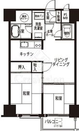 ルモン広尾 2階 間取り図