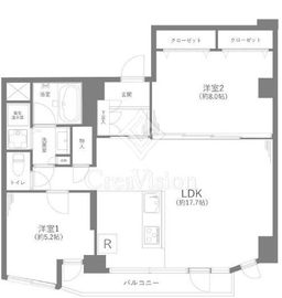 御苑ハイム 4階 間取り図