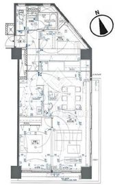 シャトレ市ヶ谷 5階 間取り図