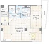ヴィラ・フレスカ 2階 間取り図