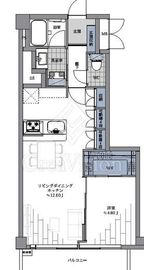 ヴァンヴェール渋谷 5階 間取り図