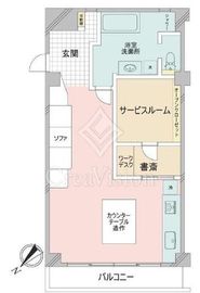 ライオンズマンション神楽坂第2 2階 間取り図