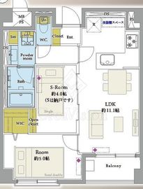 渋谷スカイレジテル 3階 間取り図