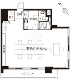 代々木エアハイツ 4階 間取り図