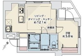 高田馬場四丁目パークホームズ 8階 間取り図