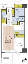 イニシアイオ目黒 2階 間取り図